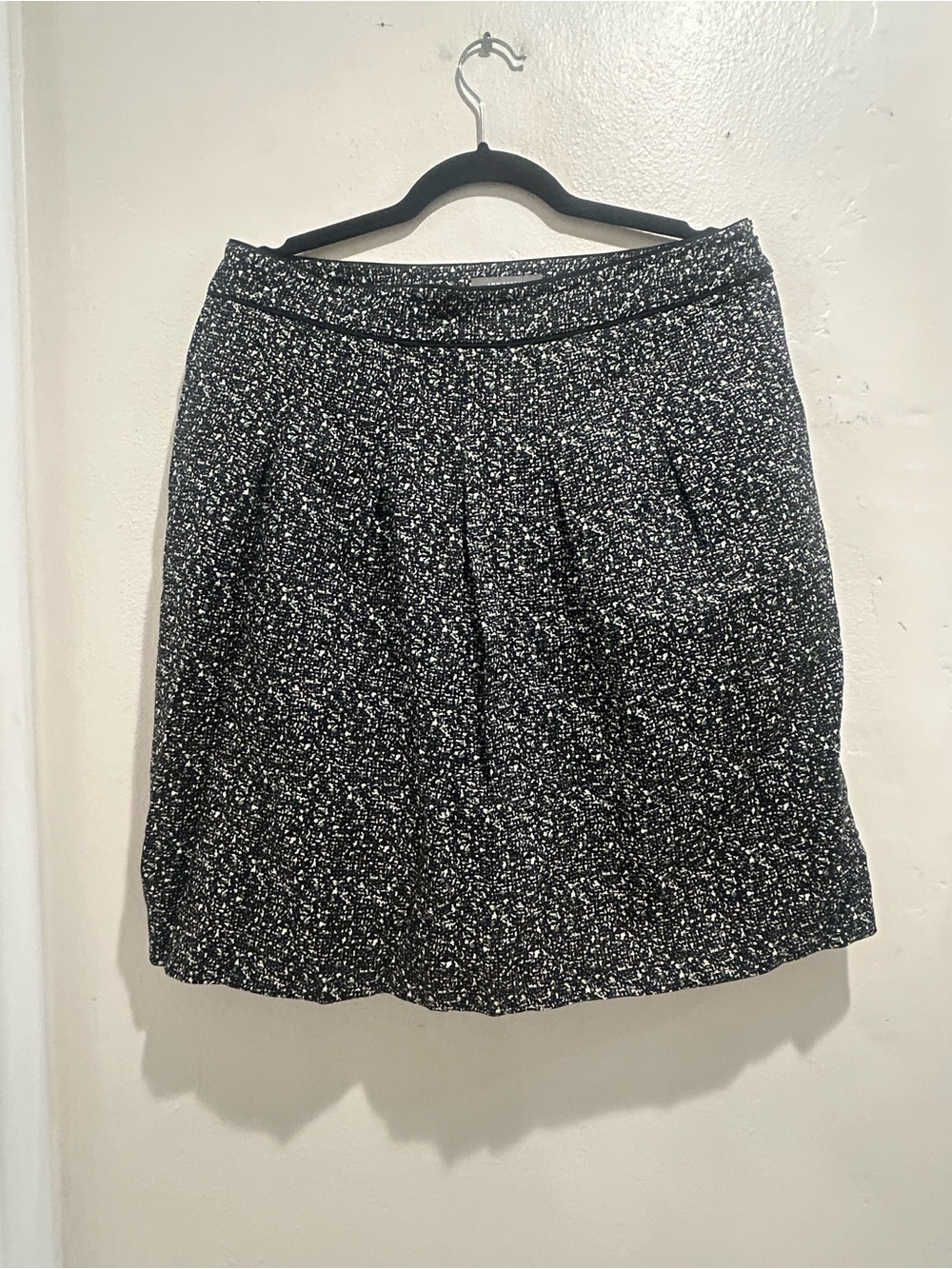 ANN TAYLOR Black & White Speckled Women's Skirt